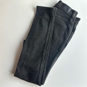 Madewell black high wasted skinny jeans